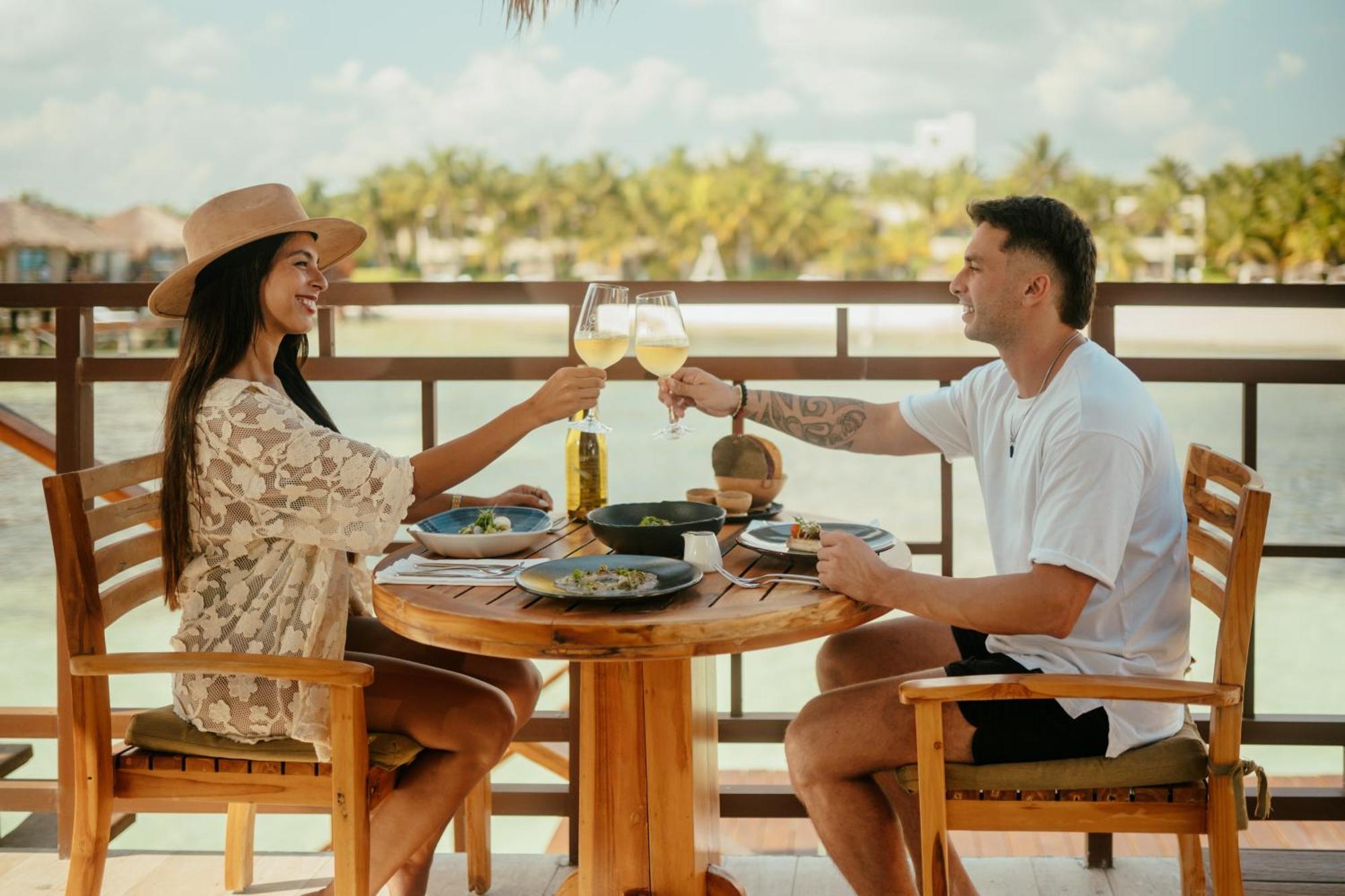 Palafitos Overwater Bungalows Catamaran, Cenote & More Inclusive (Adults Only) Playa del Carmen Kültér fotó